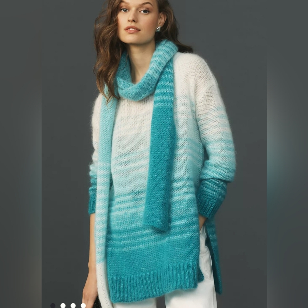 NWT Anthropologie Wool Tunic Ombre Sweater